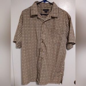 David Taylor Large Button-Up Dress Shirt